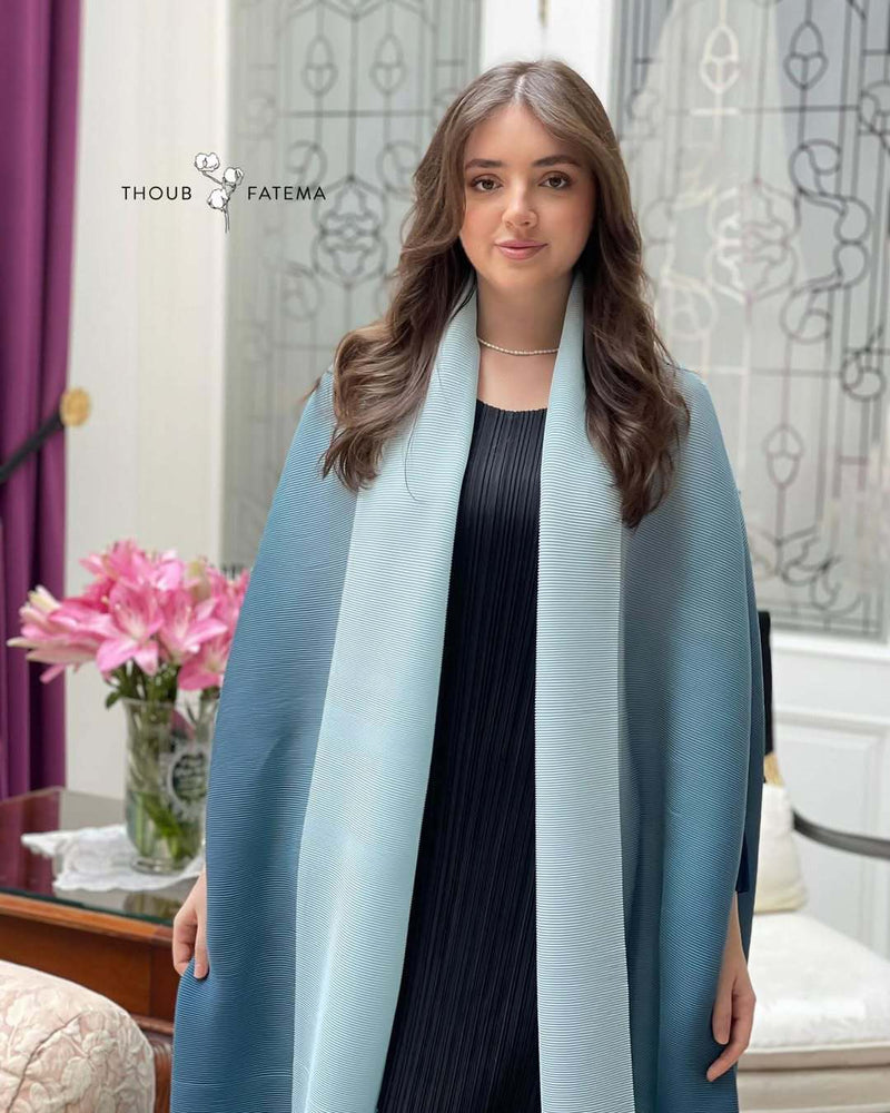 Gradient Color Loose Batwing Sleeve Robe Coats GZRF KH 0076