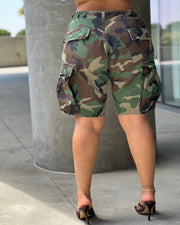 Casual Camouflage Print Short LSD 2124