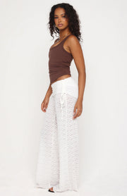 High Waisted Drawstring Loose Lace Pants With Panties MZ 26010