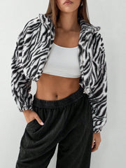 Leopard Print Thickened Plush Coats GYXN 53670