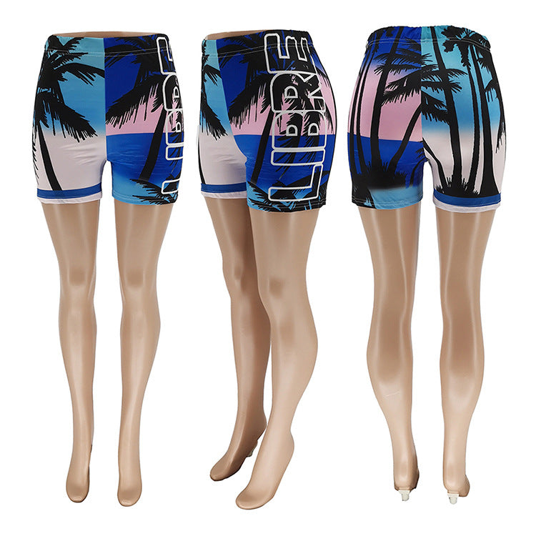 Casual Printed Beach Shorts WSYF 5886