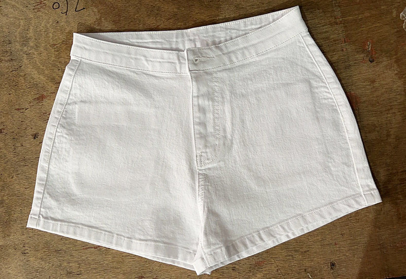 Casual High Waist Solid Denim Short GXJF Amy48 23016xt1688