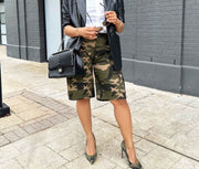 Loose Casual Camouflage Print Shorts LSD 2822