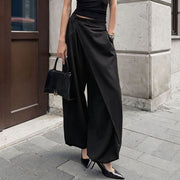 Ruched Irregular Casual Trousers SH 391606