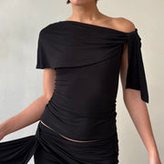 Solid Color Short Sleeve T Shirt GPKJ MR49000