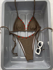 Sexy Rose Bikinis Two Piece Simsuit CSYZ G806V