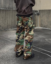 Camouflage Print Loose Jeans XCFF 14229