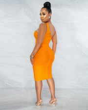 Sexy Patchwork Off Shoulder Bodycon Dress BS 1302