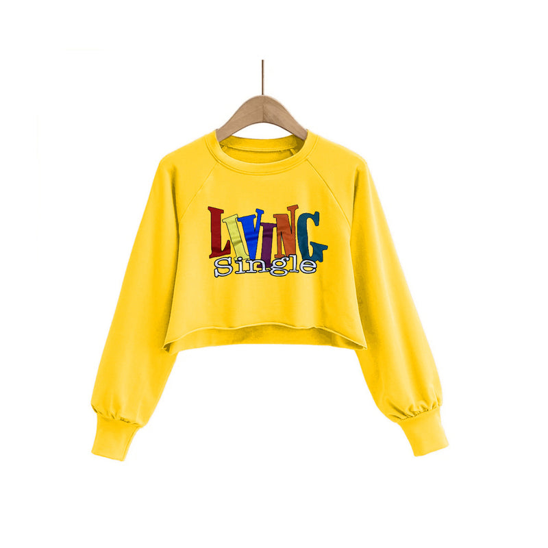 Casual Printed O Neck Long Sleeve Sweatshirt SHD 9439