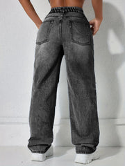 Casual Holes Straight Jeans GYXN 16215