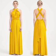 Solid Color Sleeveless Maxi Dress XMY N020