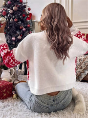 Round Neck Knit Pullover Christmas Sweater GZYF 1031