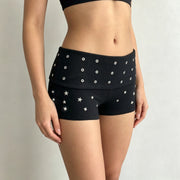 Rivet Fashion Solid Shorts GPKJ MR48775