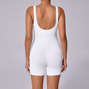 Sleeveless Solid Color Sport Romper GQSA 18293