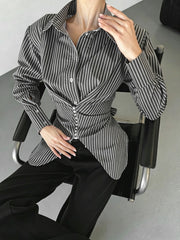 Stripe Long Sleeve Shirt GPBY SH8516