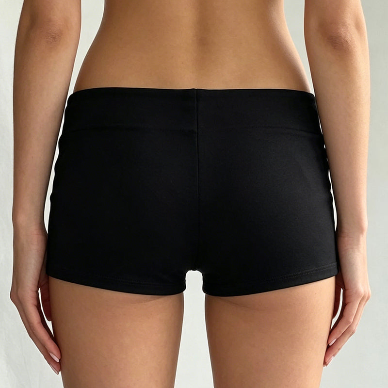 Punk Style Metal Studded Low Rise Shorts GPKJ MR49472
