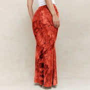 Printed Low waist Fishtail Skirt GFRT 42053SBG
