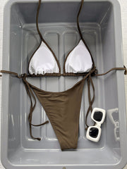 Sexy Rose Bikinis Two Piece Simsuit CSYZ G806V