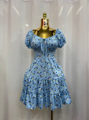 Off Shoulder Backless Ruffles MinI Dress GADE 2939