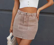 Fashion Denim Slim Half Body Skirt GMYT 2602