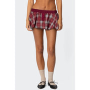 Plaid Print Bottomed Pod Culottes ASL 6769