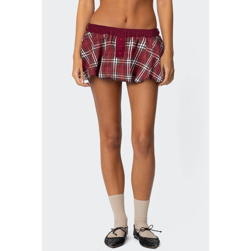 Plaid Print Bottomed Pod Culottes ASL 6769