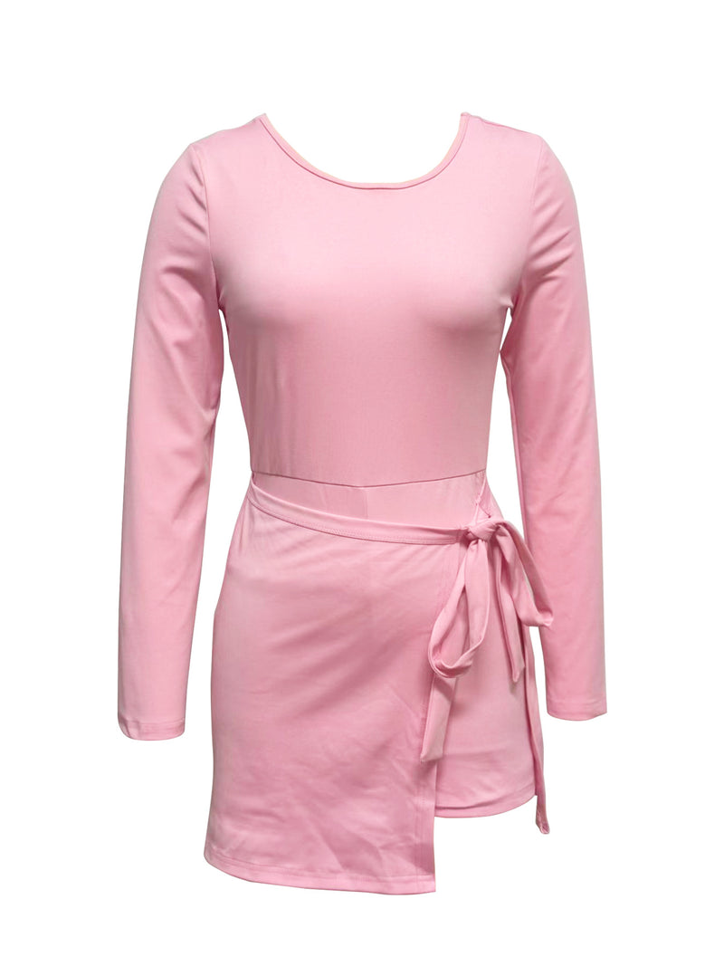 Solid Color Backless Yoga Romper YH 9024
