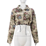 Fashion Print Long Sleeve Jacket GFRT 41466THG