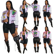 Printed Casual Fashion Baseball Coat YNSF 1882