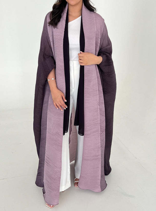 Gradient Color Loose Batwing Sleeve Robe Coats GZRF KH 0076
