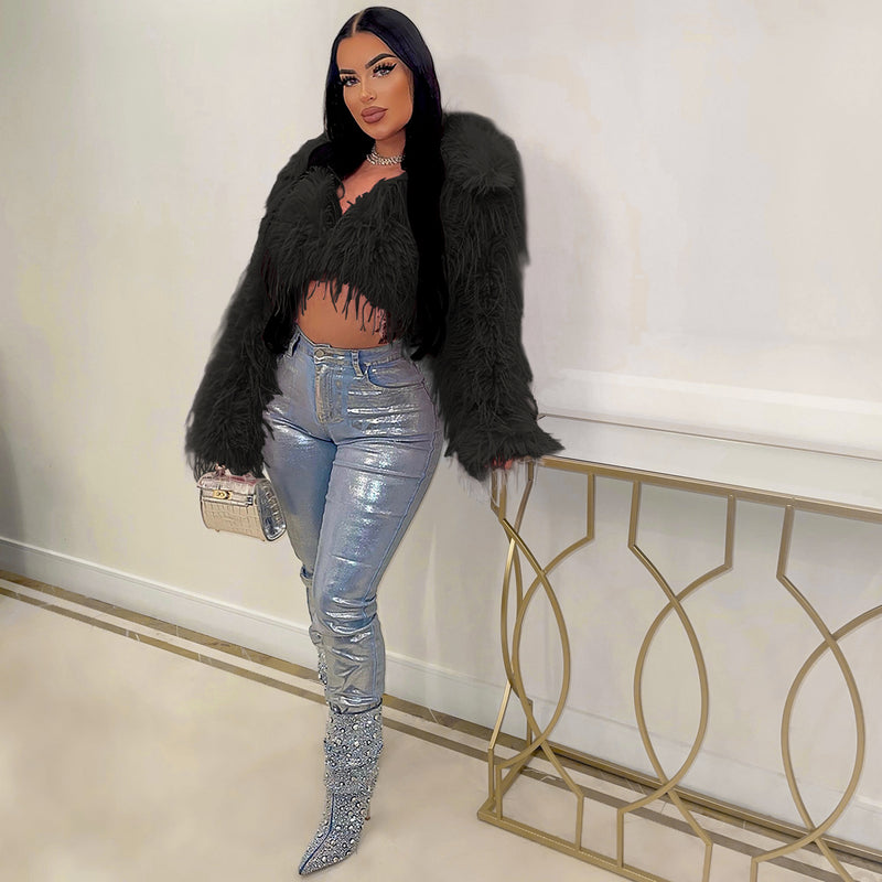 Sexy Faux Fur Short Coat ZSD 0651