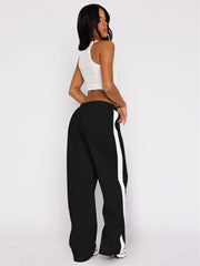 Patchwork Casual Padded Sport Pants MIL 134
