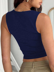Sleeveless Solid Color Tank Tops GZYU K2512073
