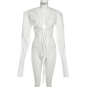 Wide Shoulder Long Sleeve Short Coat XEF K25C78071