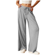 Loose Solid Color Wide Leg Pants GYZY 6687