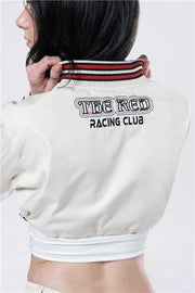 Fashion Short Long Sleeve Single Breasted Baseball Coat GFCF 1295