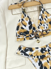 Leopard Printed Swimsuit 2 Piece CSYZ C310K