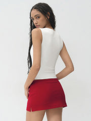 Sleeveless Solid Color Tank Top GZJF ZJ2664