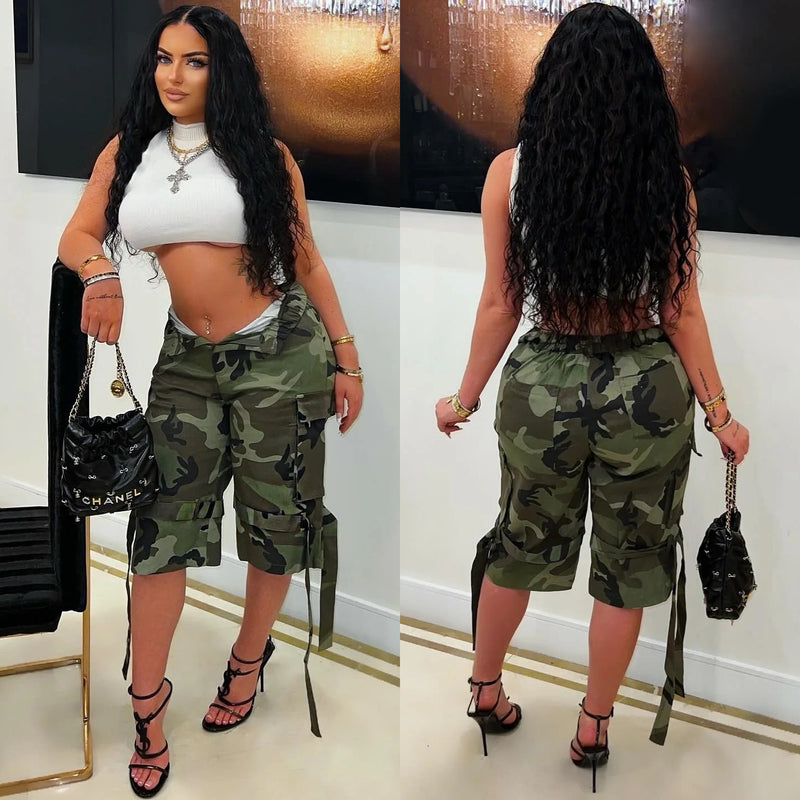 Casual Camouflage Printed Shorts GSMJ 6987