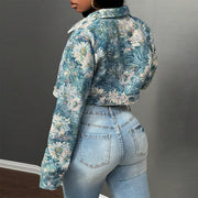 Print Long Sleeve Cardigan Jackets GFRT 42286TBG