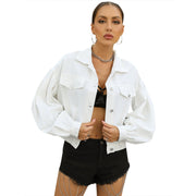 Loose Long Sleeve Denim Jackets Coats GYXN 20221