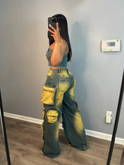 Vintage Casual Loose Jeans LX 6057
