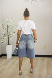 Fashion Denim Loose Shorts OD 8787