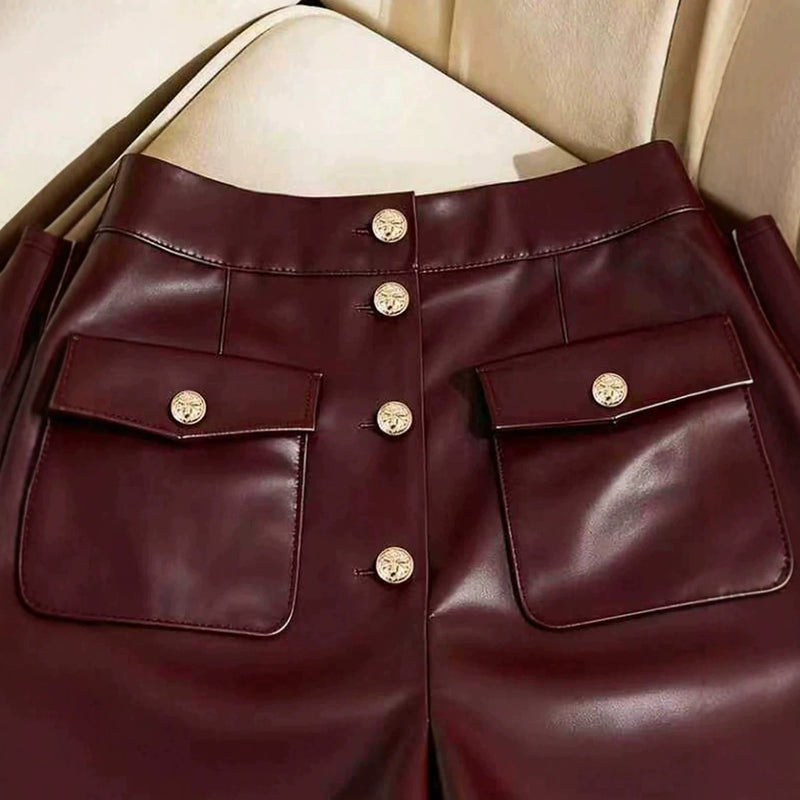 PU Leather Tight Mini Short GPBY SK8217