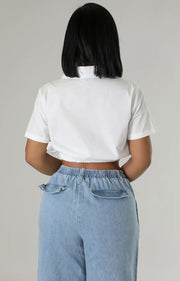 Short Sleeve Hot Drill Short Shirt XHXF 961