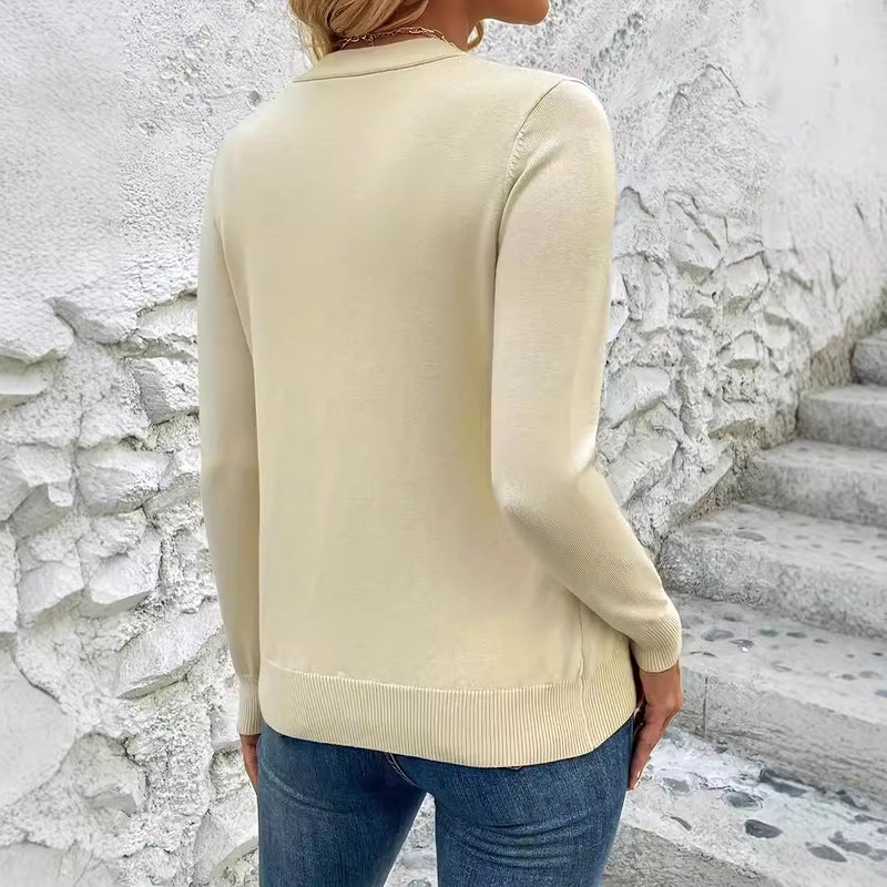 Plus Size Fashion Sweater Cardigan Jacket FSXF 741