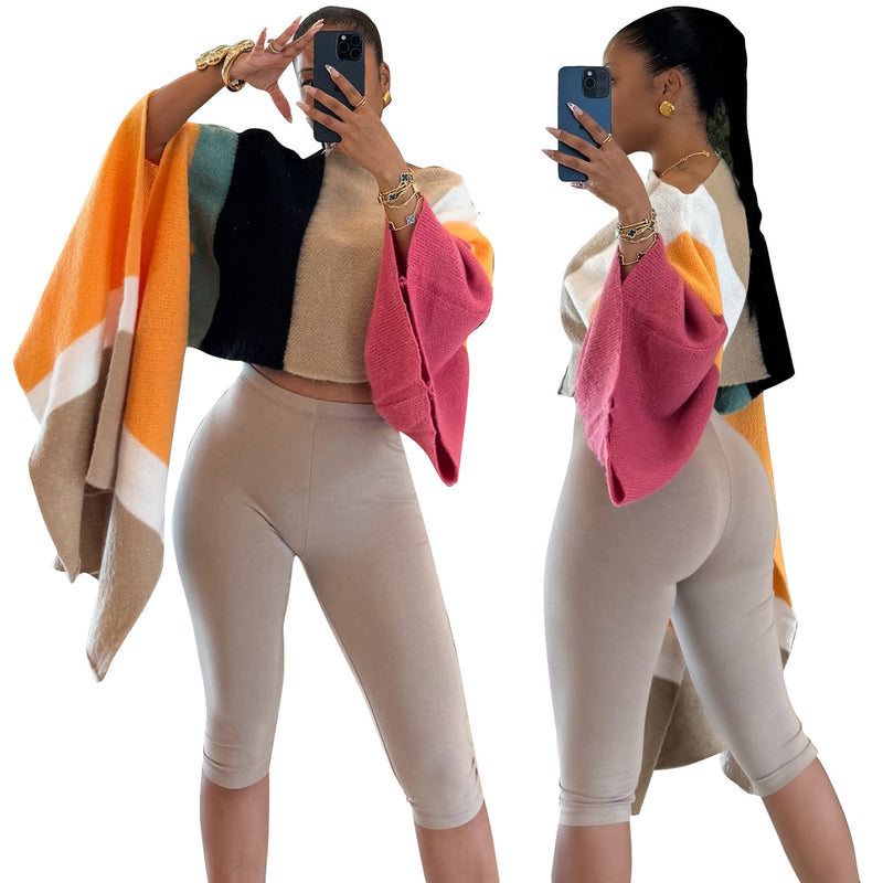 Casual Knits Irregular Coats TR 1342