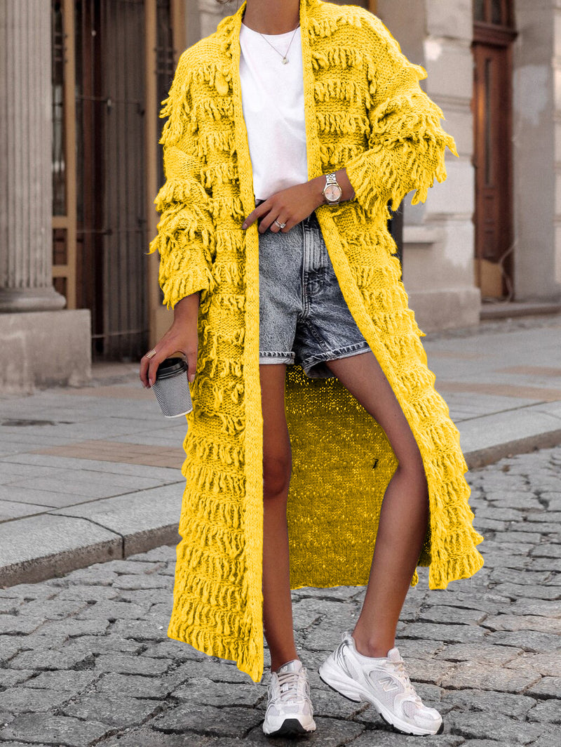 Casual Tassel Knit Cardigan Jacket TR 1282