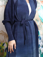 Gradient Color Print Long Coat GZRF KH 0100