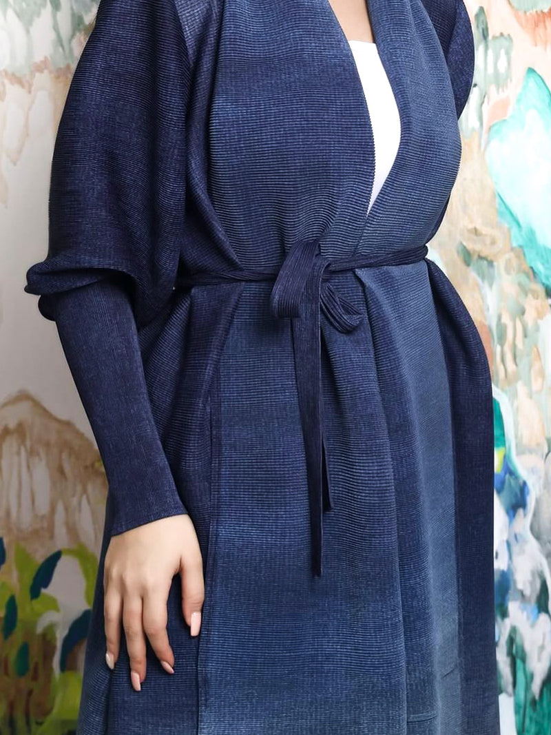 Gradient Color Print Long Coat GZRF KH 0100